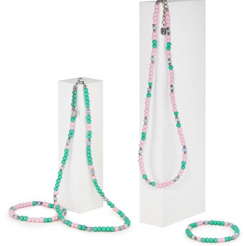 Tani by Minetani Rainbow Pink   Mint Bracelet Ms2b202n  Ms2b203n