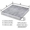 For Honda Civic Odyssey Accord Passport CR-V Poilt Acura CSX ILX MDX Micron Pollen Cabin Air Filter 80219-SHJ-A01 80292-SDA-407