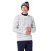 TaylorMade Word Graphic Crew Sweater, White, Size L, Men's, 2024FW UN357