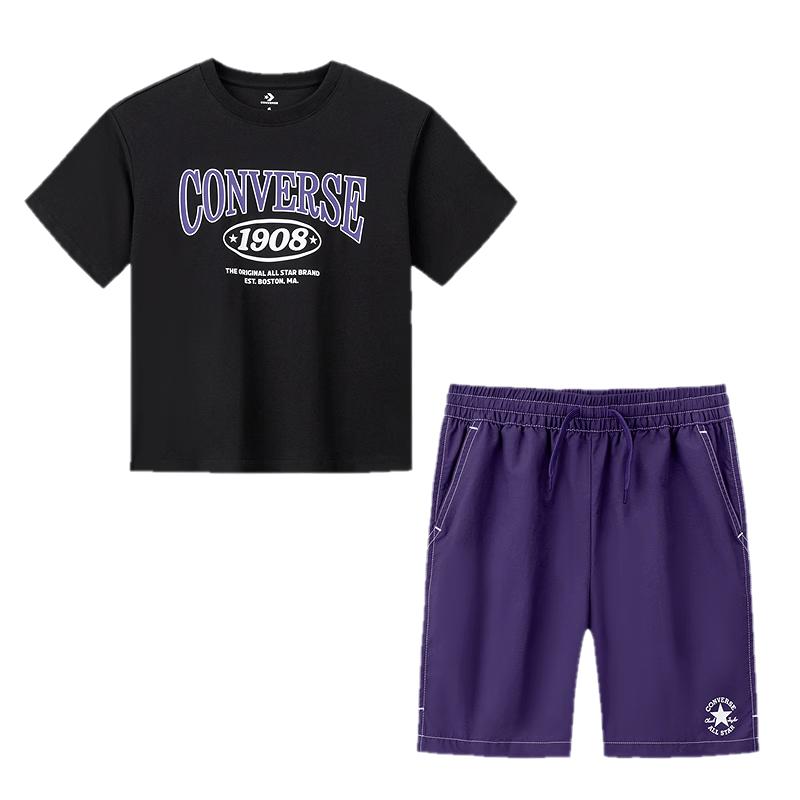 

Converse Kids Cool-Dry Color-Block T-Shirt & Shorts Set 7