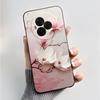 Printing Pattern Case For TCL Nxtpaper 60 Ultra Soft Silicone Black Shell Cover Cute Flower Cartoon Casing