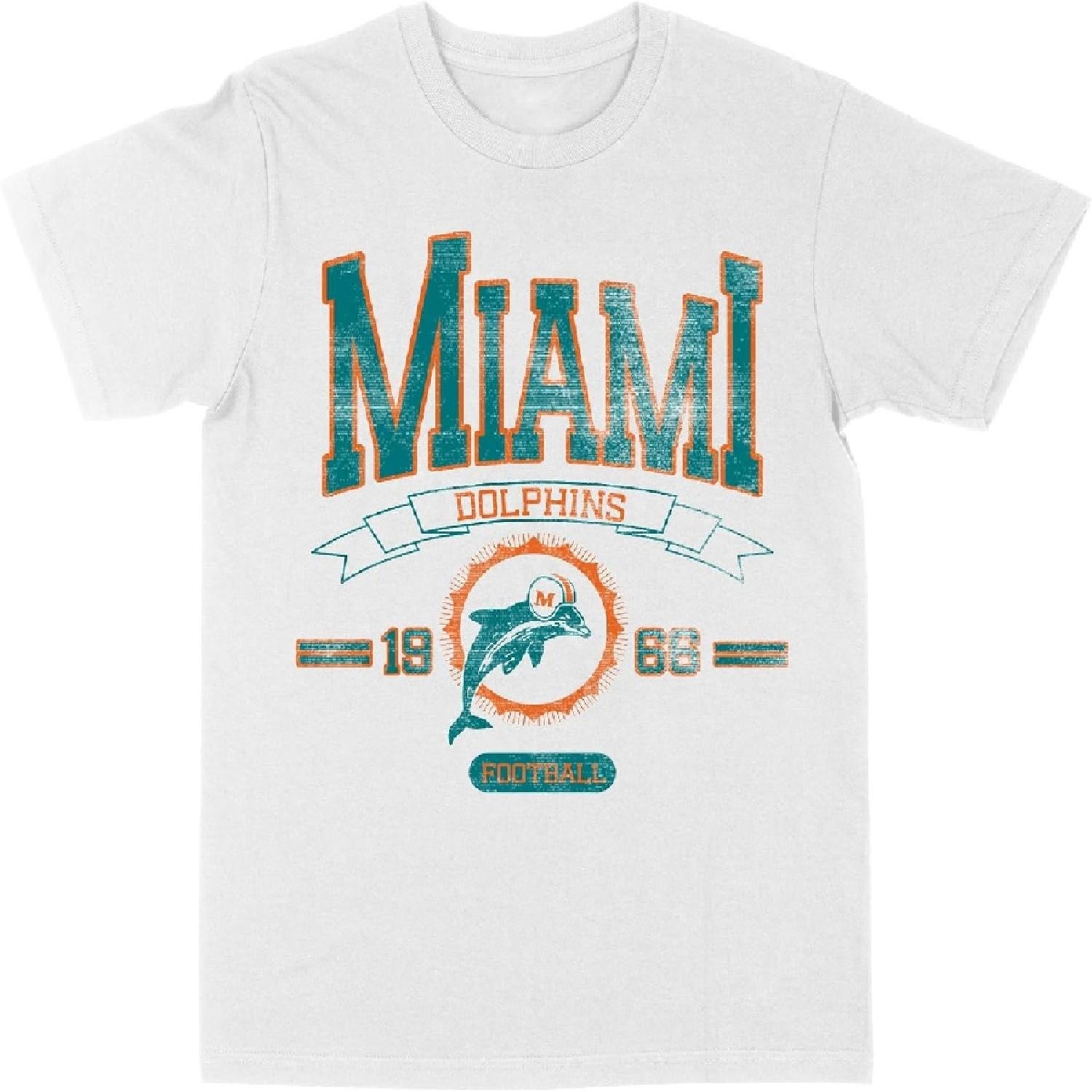 Футболка белая Philcos NFL Miami Dolphins Dolphin Banner S