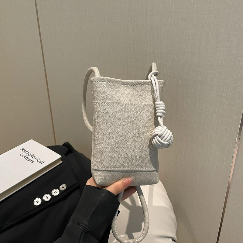 Women's Faux Leather Mini Square Bag 2026 Korean Style Solid Color Magnetic Closure Crossbody Phone Purse