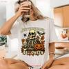 Just Waiting For Halloween T Shirt Vintage Homme Designer Clothes Soft Stretched Slightly Breathable Fashion Stylish