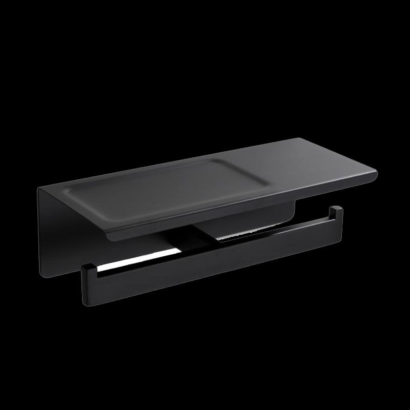 

Stainless Steel Bathroom Tissue & Phone Holder