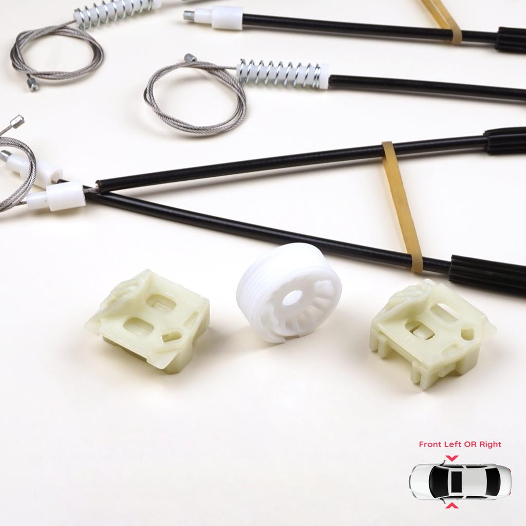 EWR557 Elektrischer Fensterheber Reparaturset Links oder Rechts für Seat Ibiza MK3 6L1 2002-2008 3-Türer HB Coupe 6L3837461 6L3837462