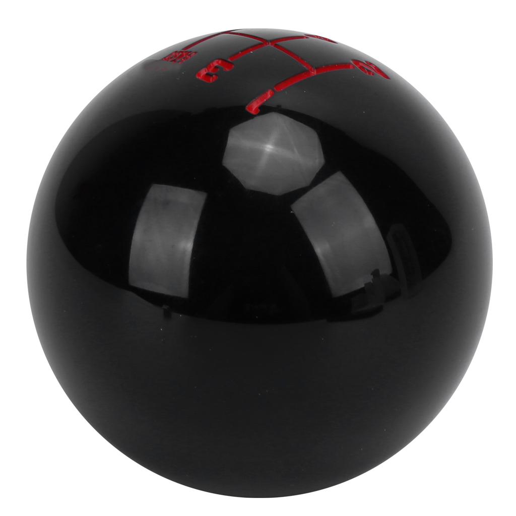 M12x1.25 Gear Shift Knob Head 5Speed WearResistant with 3 Adapter Universal Automobile Accessory(Black )