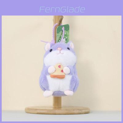 Niedlicher Hamster Plüsch Schlüsselanhänger Mit PP Baumwollfüllung Für Schultaschen Und Accessoires