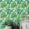 Watercolor Tropical Palm Wall Panels - Seamless Self-Adhesive Wallpaper, Glue-Free Peel & Stick for Living Room Bedroom Home