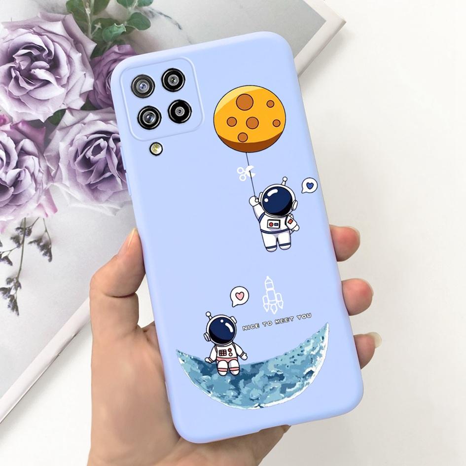 For Samsung Galaxy A22 5G Case SM-A226B Back Cover Cute Astronaut Silicone Soft Coque For Samsung A22 4G A22s SM-A225F A 22 Para