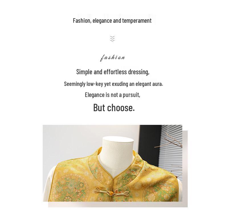 Floral Print Spring Vest: Fashionable Shawl for Middle-Aged and Elderly Women