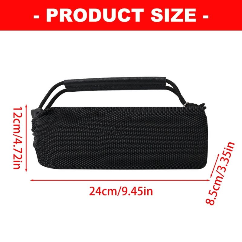 Custodia per Altoparlante Wireless Portatile Tessuto a Rete ad Alta Densità Qualità Incompromessa Bordi Rinforzati Per ASM02A Storage