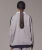 Minasu Color Combination Sweatshirt_Gray_Fleece-Lined Fabric