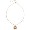 2026 Pearl & Zirconia Flower Pendant Necklace - Forest Fairy Style Clavicle Chain