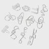 12-Piece Metal Puzzle Set: Nine-Link Unlocking & Unbuttoning Educational Toy for Kids & Adults