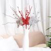 6Pcs Christmas Holly Berries Branch Holly Berries Stems Christmas Plant Decoration For Christmas Party Centerpieces