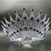 Catwalk Pageant Crown Stage Oversized Adjustable Rhinestone Crown Festive Party Headwear
