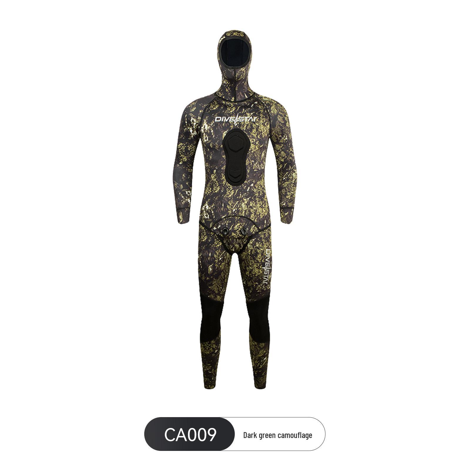 

Qianxing 1.5mm Professional Wetsuit for Women & Men – Surfing, Snorkeling, Fishing, and Hunting Gear Set M