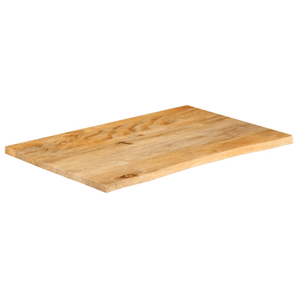 Live Edge Table Top 70x60x2.5 cm Solid Mango Wood