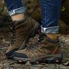 Winter Snow Boots Men Warm Comfortable Plush Laced Anti-slip High-top Men Boots Durable Soft Comfortable Hiking Shoes Women