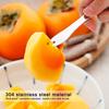 5Pcs Mirror Polished Fruit Fork Rustless Steel Cake Fork Practical Salad Fork  For Hotel