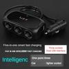120W 3 in 1 Dual USB Buchse Kfz-Adapter 12V 24V Splitter LED Schnelllader Steckeradapter für IPhone GPS Dashcam