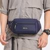 Men's Waist Bag Outdoor Sports Multifunctional Wear-Resistant Waterproof Large Capacity Nylon Chest Bag Mobile Phone Bag