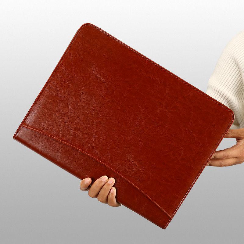 A4 Zipper Bag Multifunctional Storage Folder with Office Clip & Custom Logo Option