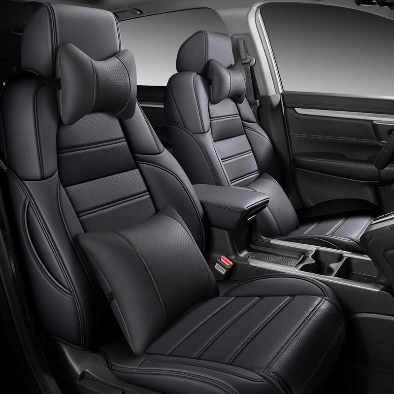Custom Leather Seat Cover for Honda CRV, XRV, Vezel, Breeze, Integra - Full Wrap Design