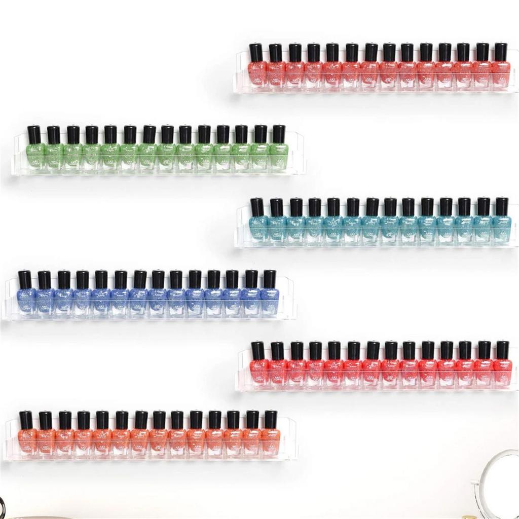 Acrylic Bathroom Shelves Acrylic Shelf Transparent Wall Mounted Thick Acrylic Shower Shelf Clear Storage Display Rack