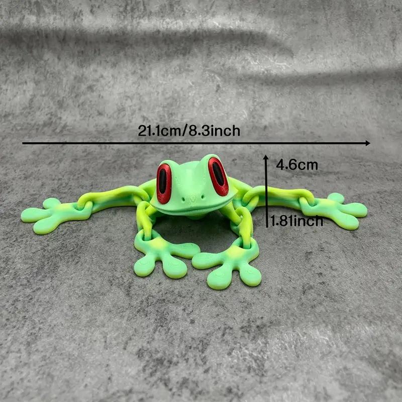 Frog Fridge Magnets, Home Kitchen Office Whiteboard Pantry and Dishwasher Decoration, Cute Colorful Animals Decor