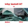 For MG 7 MG7  2024 ABS carbon fiber Car Side Mirror Cap Rearview Cow Corner Mirror Retrofit Cover  Exterior Accessories