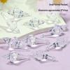 Acrylic Water Drop Crystal Chandelier Pendant Ornament for Wedding Pavilion or Christmas Decoration