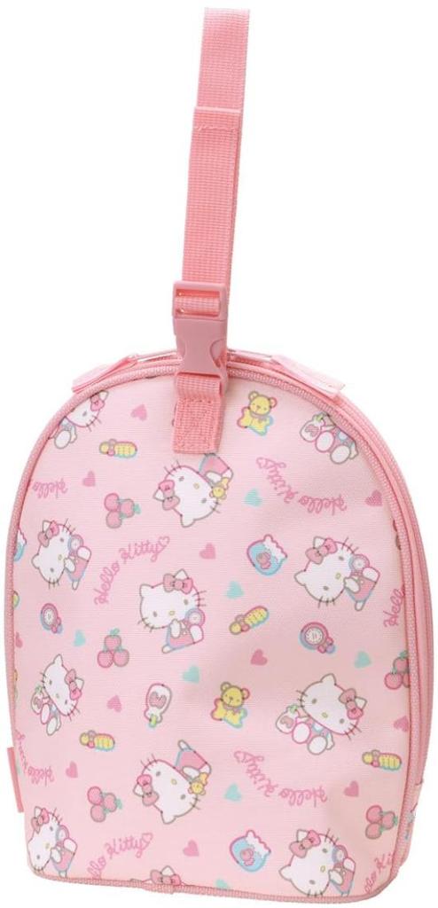 Skater Twin Baby Bottle Pouch, Baby Bottle Case, Baby Bottle Cover, Sanrio Hello Kitty Plush Toy BHMC2-A