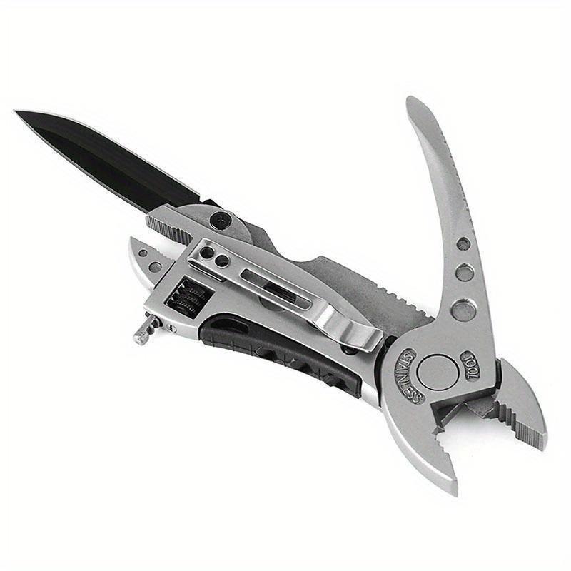 Multi-tool Knive Gear EDC Tool Set Justerbar skiftenøkkel Kjeve Skrutrekker Tang Verktøy