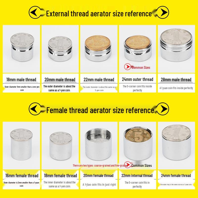 Universal Faucet Adapter: 4-Point Quick Connect for Shower Hose and Washing Machine Inlet