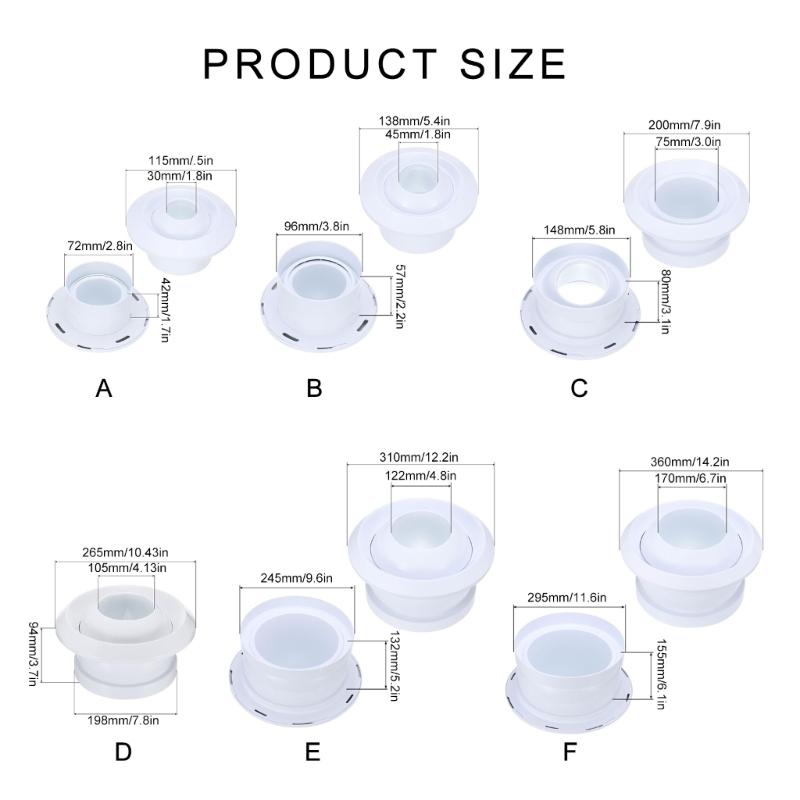 ABS-Dachüberstandslüfter Frei drehbarer Lüftungsschlitz Multifunktions-Lüftungsschlitz Bietet 360-Grad-Luftströme für verbesserte Raumluft