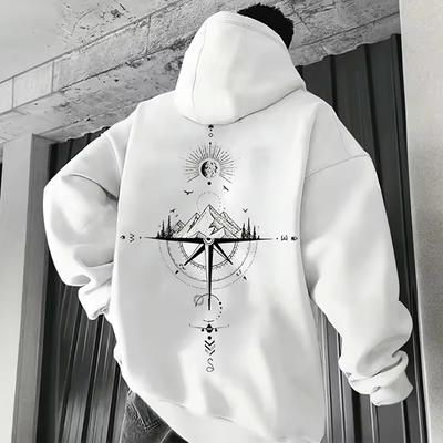 Heren Hoodies Hoge kwaliteit Lange mouw Hooded Sweatshirts Lente Herfst Casual Sport Tops voor Herenkleding