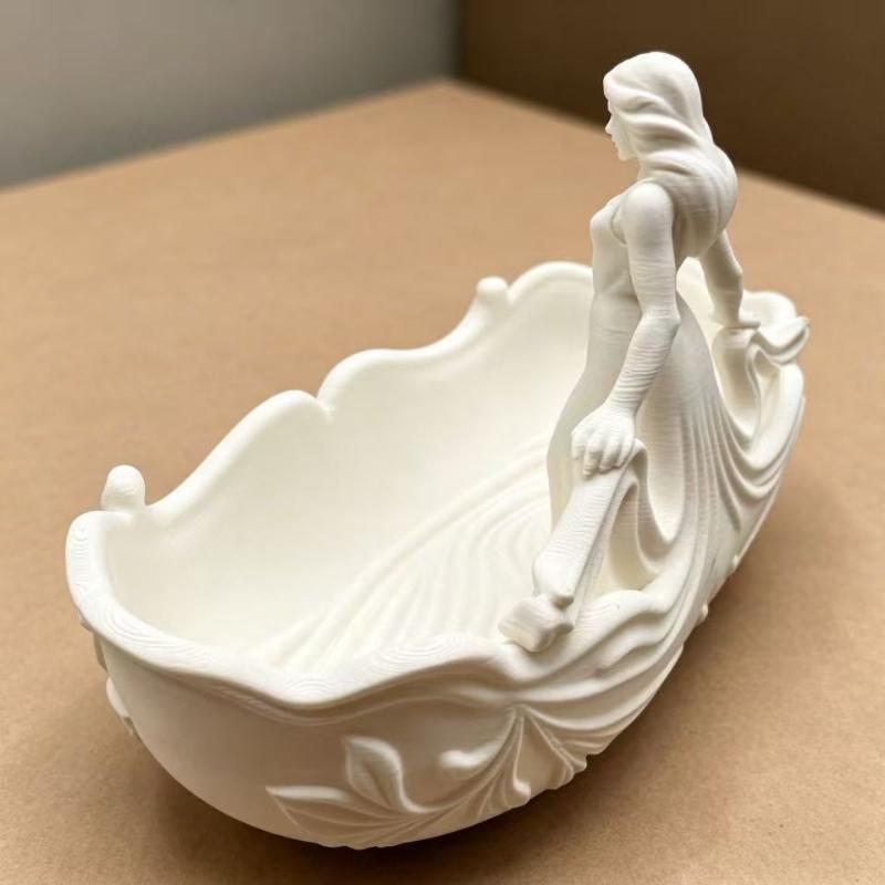Perfect Elegant Jewelry Storage Tray Simple Statue-Shaped Decorative Storage Tray Entryway Decoration Tray Vanity Countertop