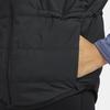Nike Gilet da Donna Monocolore con Logo Collo Alto e Zip Nero FB7538-010