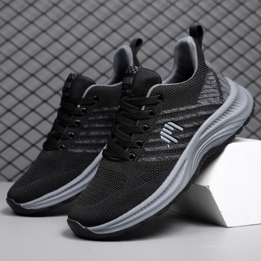 

Men s shoes fly-woven men s shoes EVA casual shoes lightweight soft-soled men s sports shoes 39