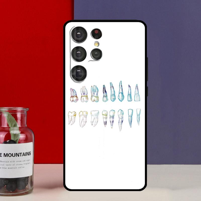 Dentist Dental Tooth Funda Case For Samsung Galaxy S25 Ultra S9 S10 S20 S21 S22 Plus S23 Ultra S24 FE Phone Cover