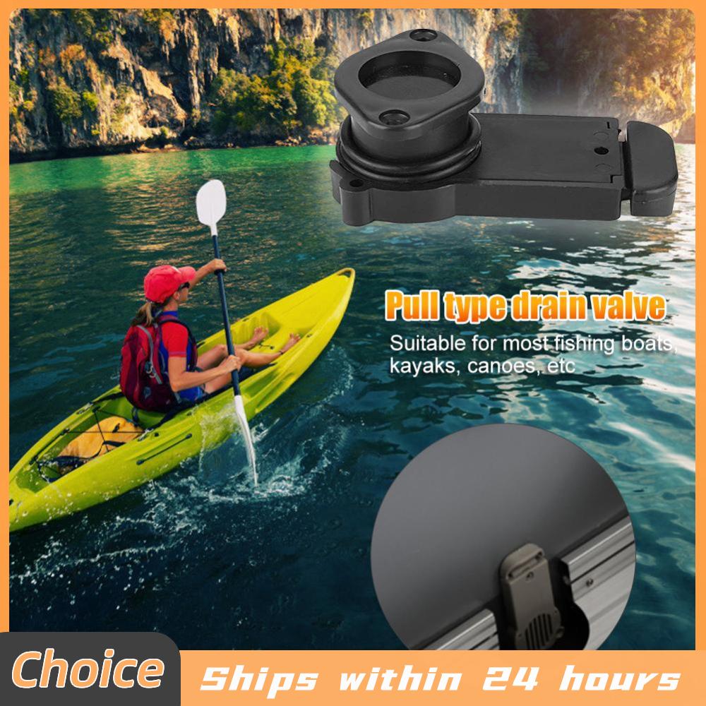 Drain Valve  Pull Out Scupper Drain Valve Cap for Inflatable Boat Kayak