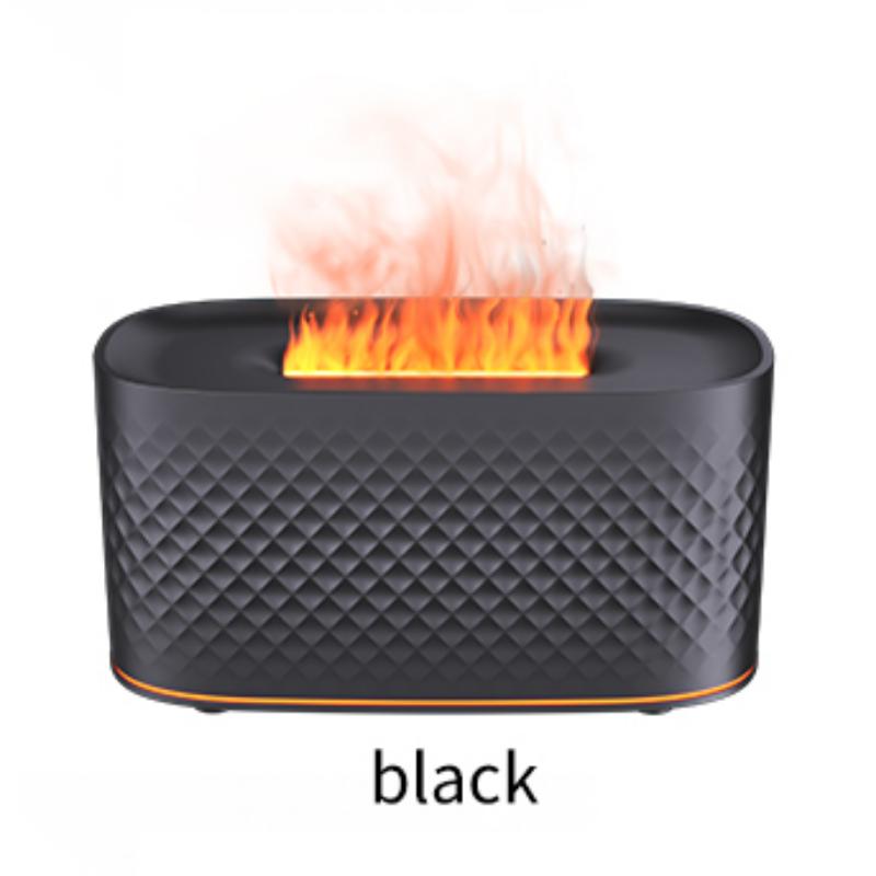 

Ароматерапевтический аппарат, автоматический распылитель, увлажнитель воздуха с пламенем, ультразвуковой генератор холодного тумана, диффузор аромата для автомобиля и дома чёрный