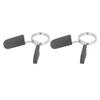 2PCS Spring Clip Collars 30mm Dumbbell Spring Lock with Handle Comfortable Grip Easy Use Wightlifting Accessory for