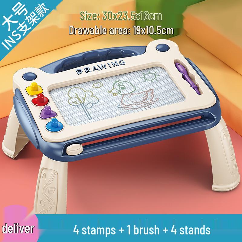 Large Magnetic Drawing Board for Toddlers Aged 1-3 - Colorful Doodle Toy for Boys and Girls