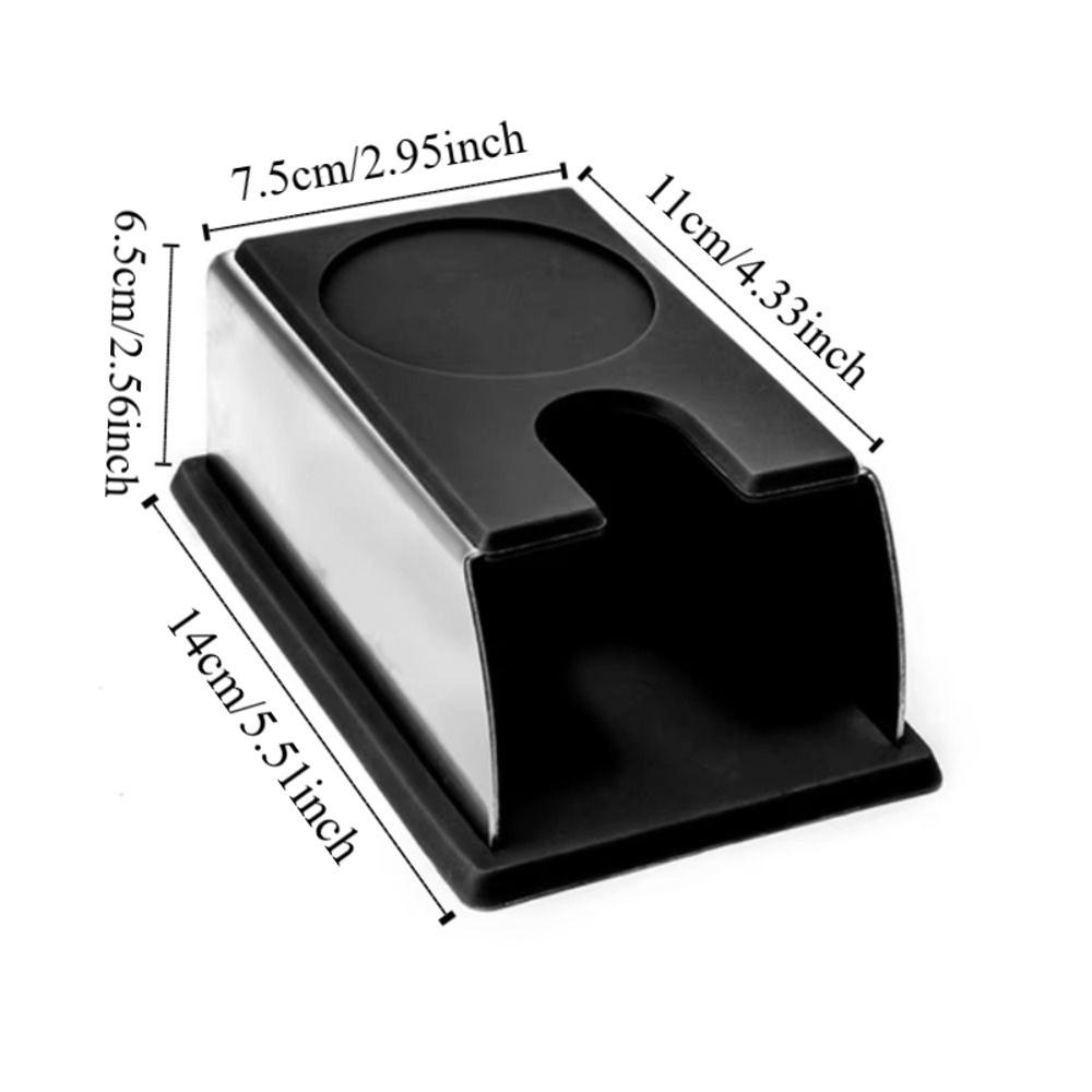 Silicone Bottom Coffee Tamper Station Barista Tools Storage Base  Coffee Machine Accessories