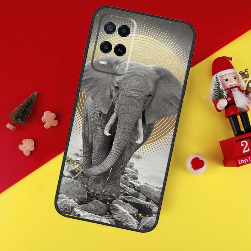 

Elephants Colored Case For Oppo A94 A74 A54 A60 A40 A80 A16 A76 A96 A98 A58 A78 A18 A38 A57 A17 A15 A5 A6 Pro OPPO A5 Pro 5G