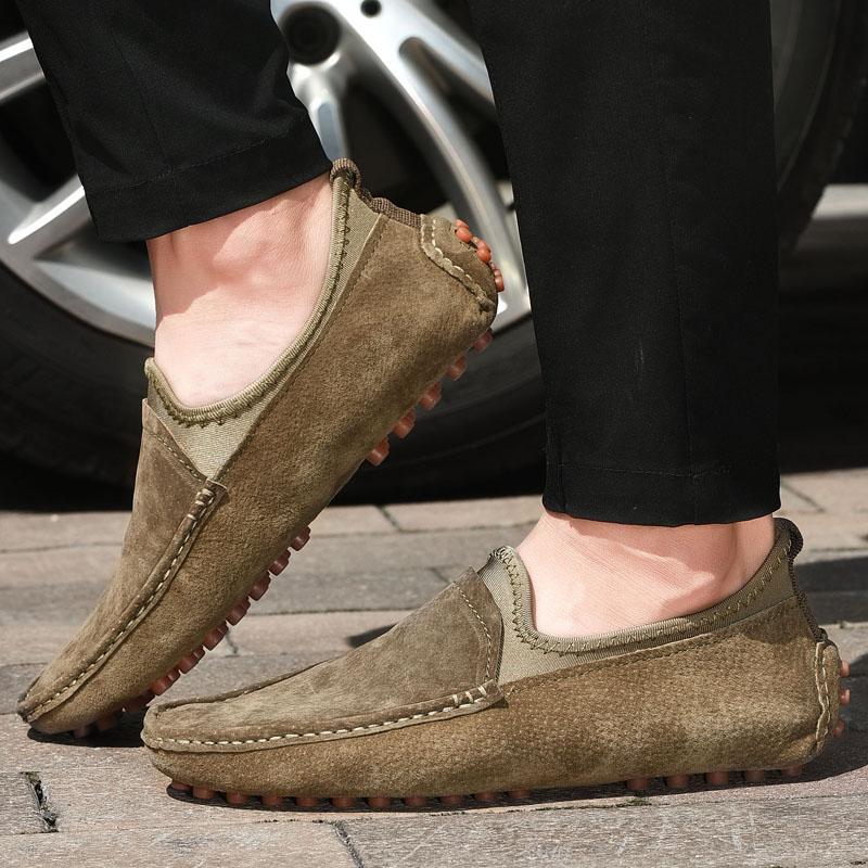 2025 Autumn Fashion Mens Shoes Trendy versatile softsoled footwear Casual comfortable loafers male breathable new flat Zapatos