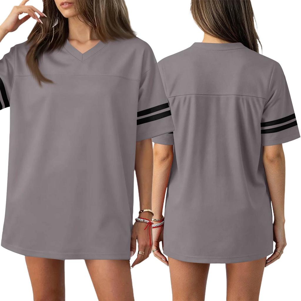 Plain Blank Football Jerseys For Women Unisex Athletic T-Shirts Practice Sports Uniforms Outfits